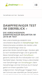 Mobile Screenshot of dampfreiniger-test.com